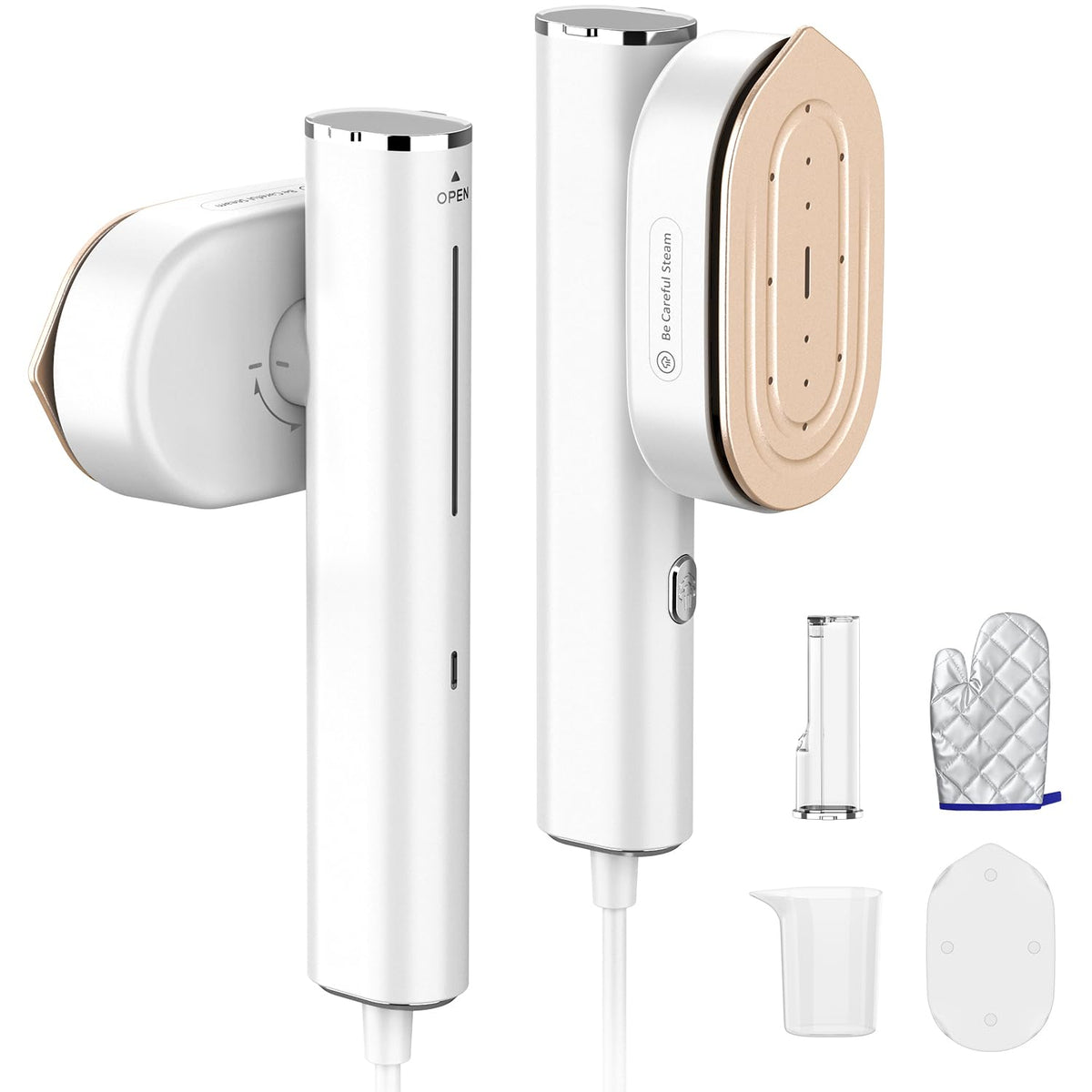 HULMAY travel steamer heats up in 10 seconds for quick touch-ups