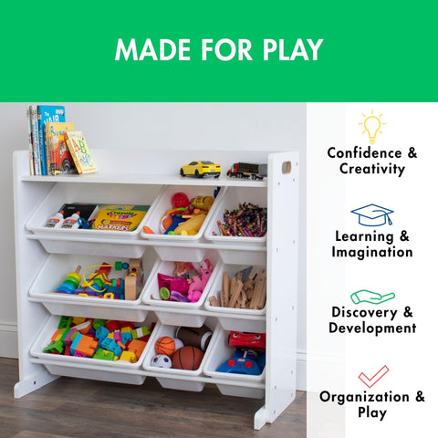 Humble Crew nine BPA-free bins keep toys organized