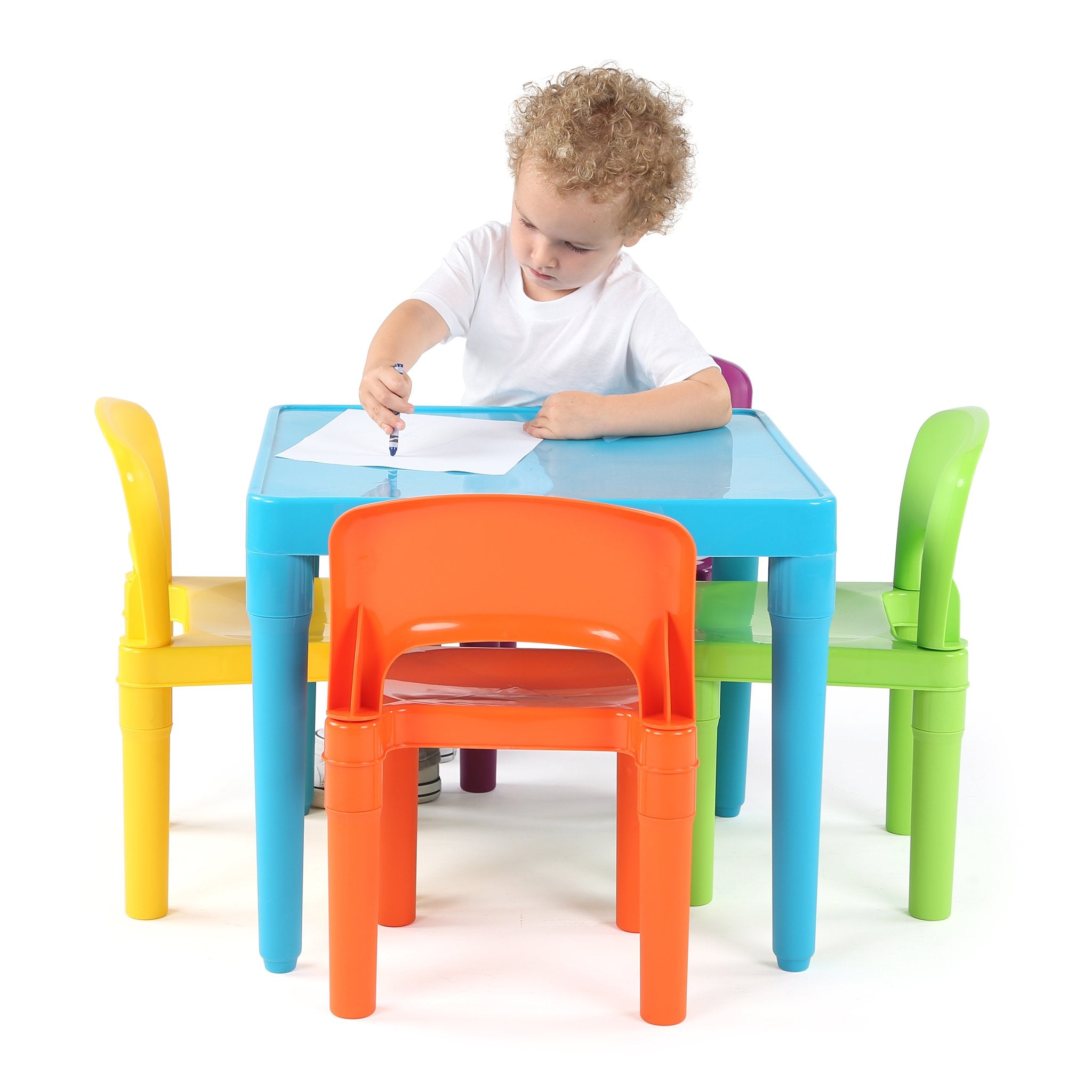 Humble Crew chairs with rounded edges provide safe, comfy seating for toddlers.