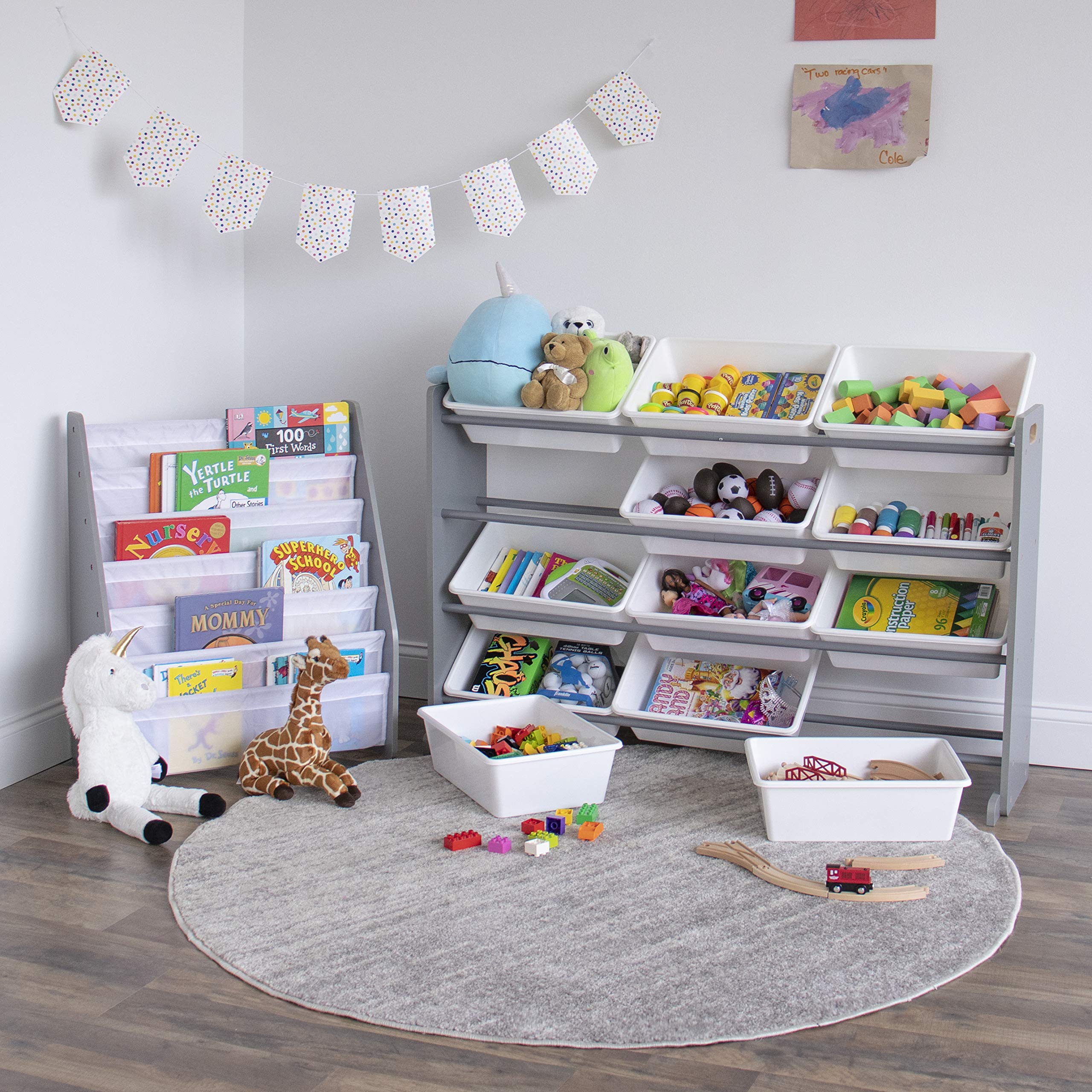 Humble Crew durable kids furniture designed for growing libraries in homes.