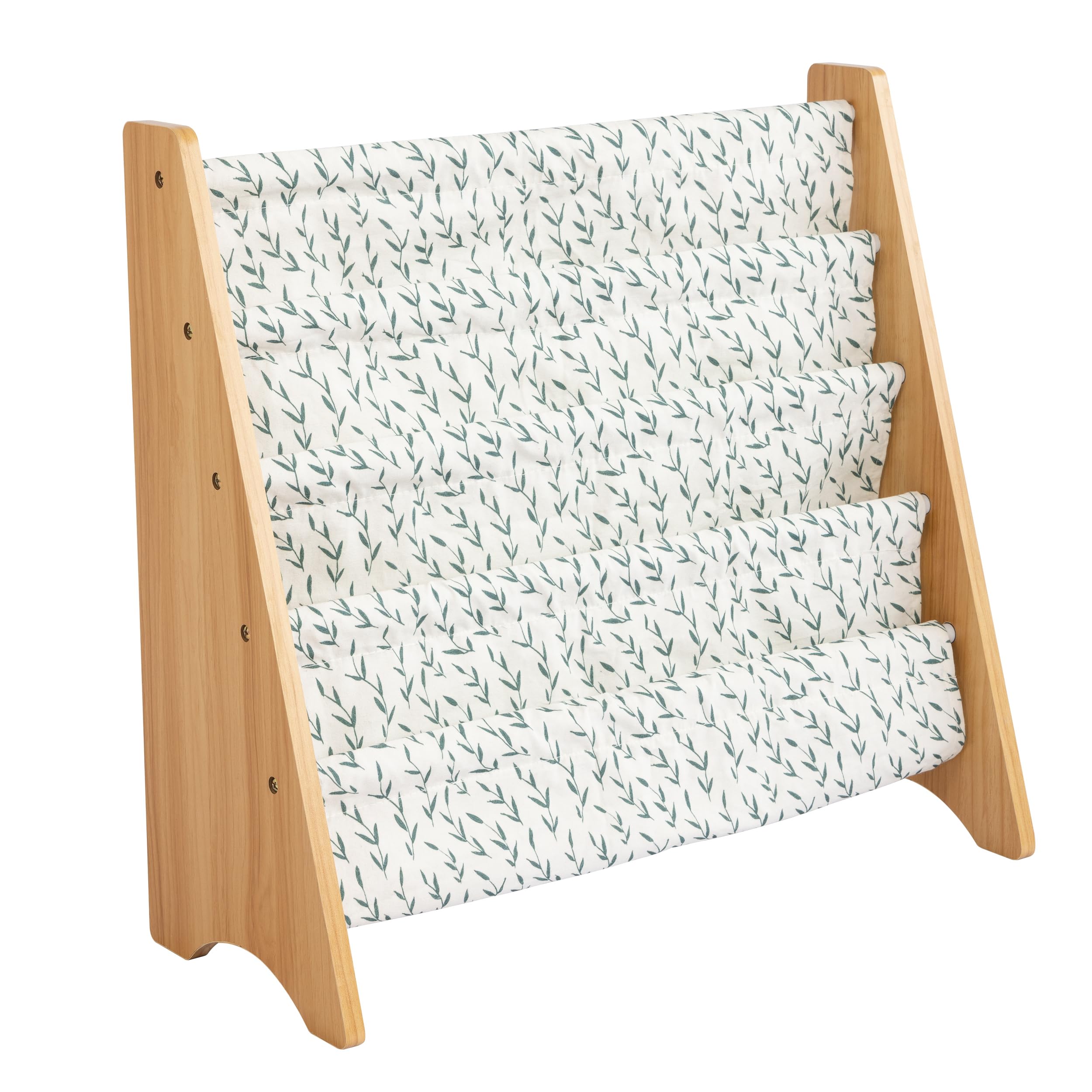 Humble Crew Kids Bookshelf front-facing display helps children pick titles easily.