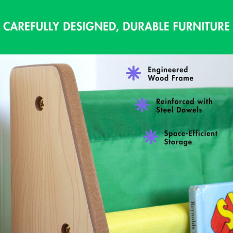 Humble Crew Kids Bookshelf ideal for playrooms and bedrooms