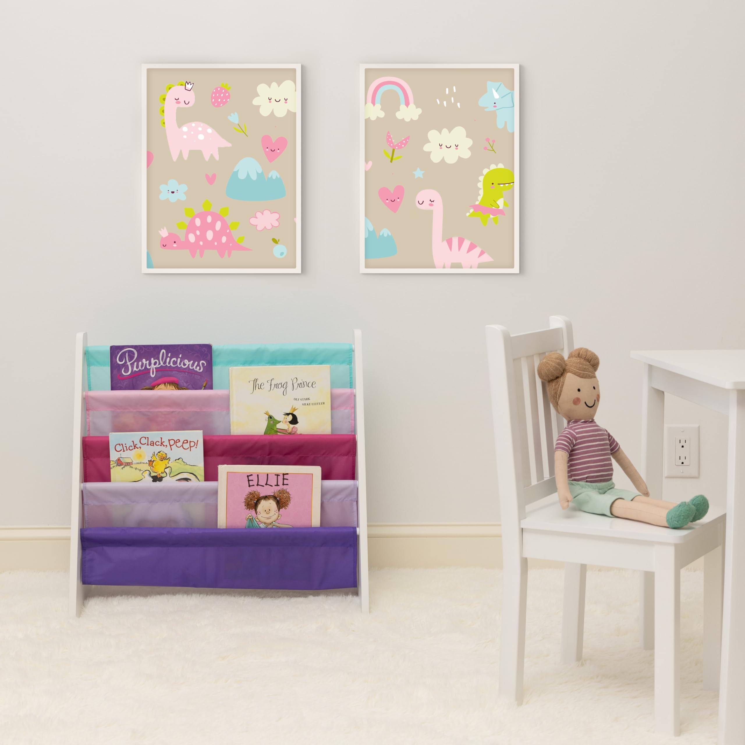 Humble Crew Kids Bookshelf creates a dedicated reading corner for home literacy.