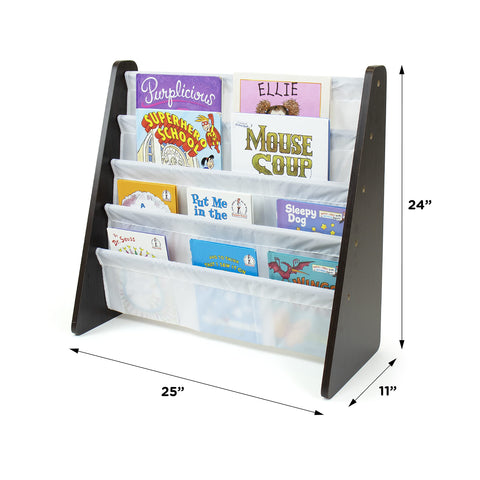 Humble Crew reading corner setup creates a kid-friendly library at home