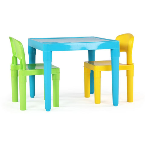 Humble Crew kids table and chairs with square table for crafts and snacks.