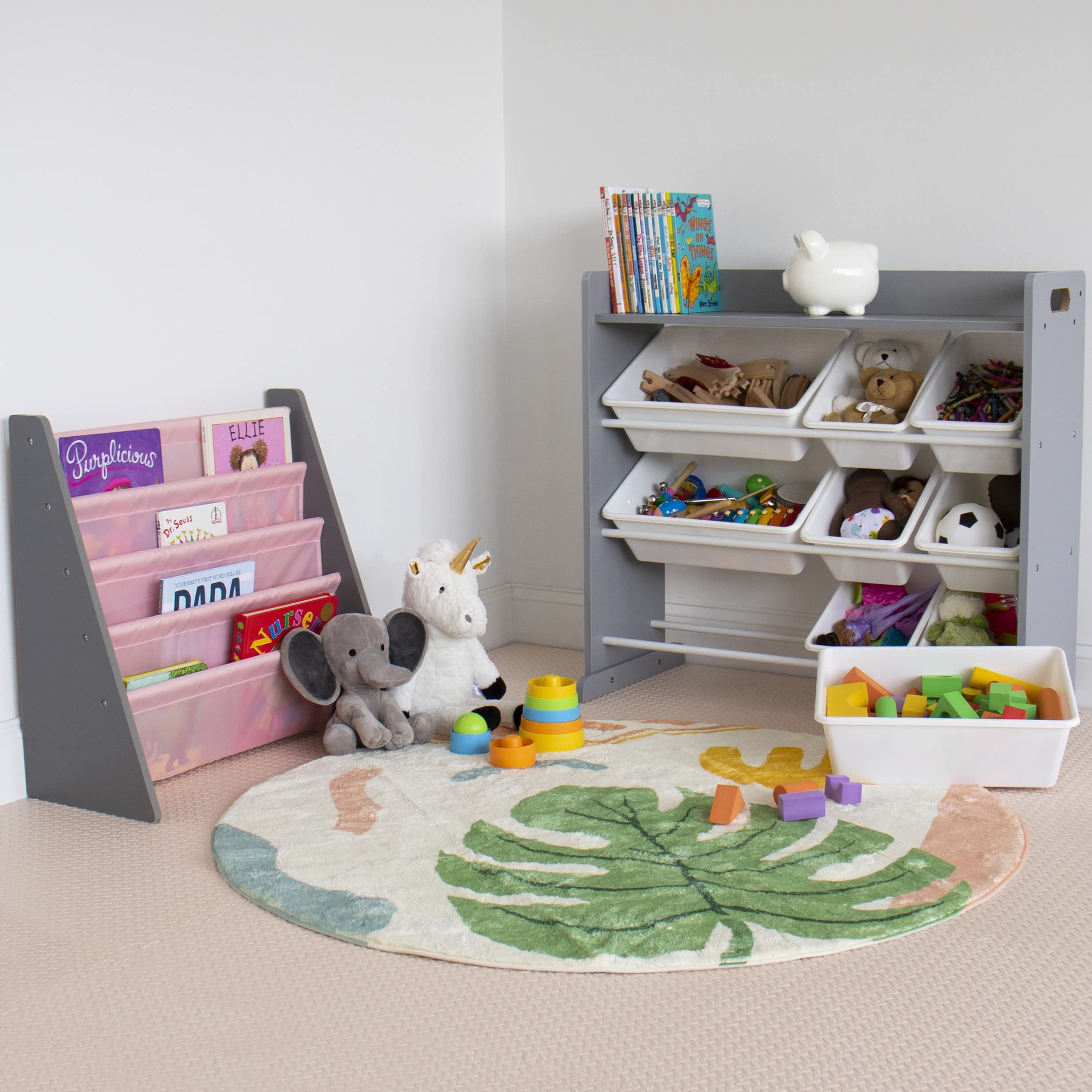 Top shelf provides quick access to frequently used items in Humble Crew organizer.