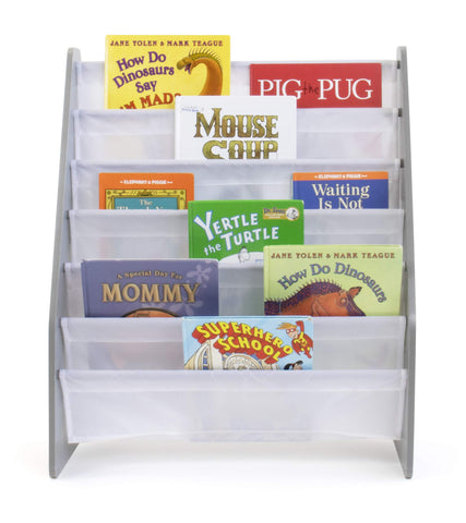 Humble Crew reading corner storage creates tidy play spaces with easy-access books.