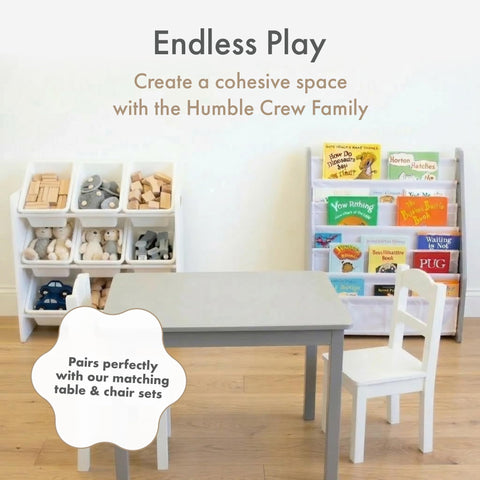 Humble Crew space-saving storage keeps bedrooms tidy and organized.