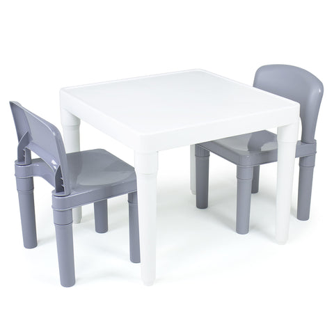 Humble Crew table and chair set front view for kid-friendly play