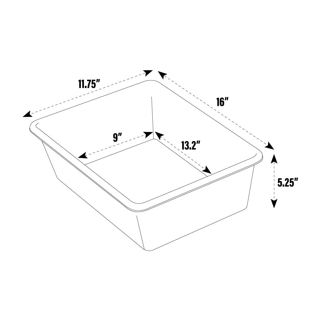 Humble Crew bins fit on bookshelves, closets, or under beds for easy access.