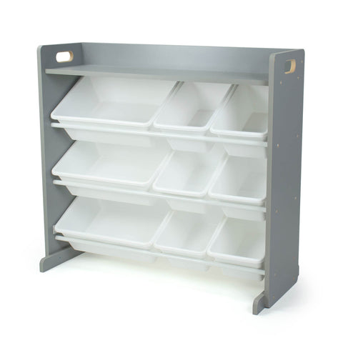 Humble Crew toy storage organizer with top shelf for easy display and cleanup.