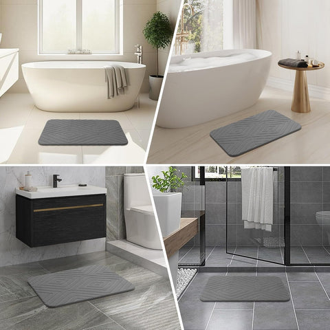 HUMIGA pet-friendly mat protects floors from spills.