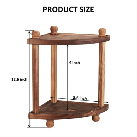 Humskur bathroom shelf with anti-tilt base keeps items secure.