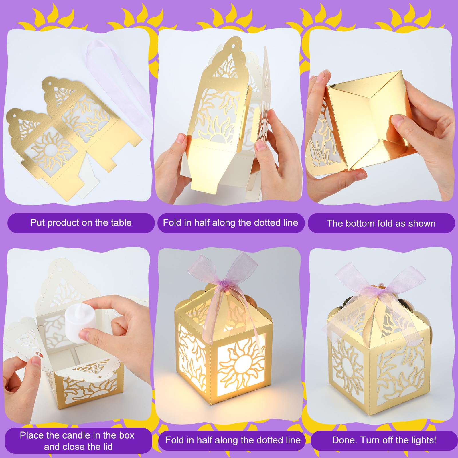 Humyoun sun-themed decorations suit birthdays, weddings, and showers.