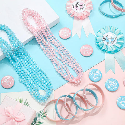 Hungdao pink-blue button pins invite guest participation.