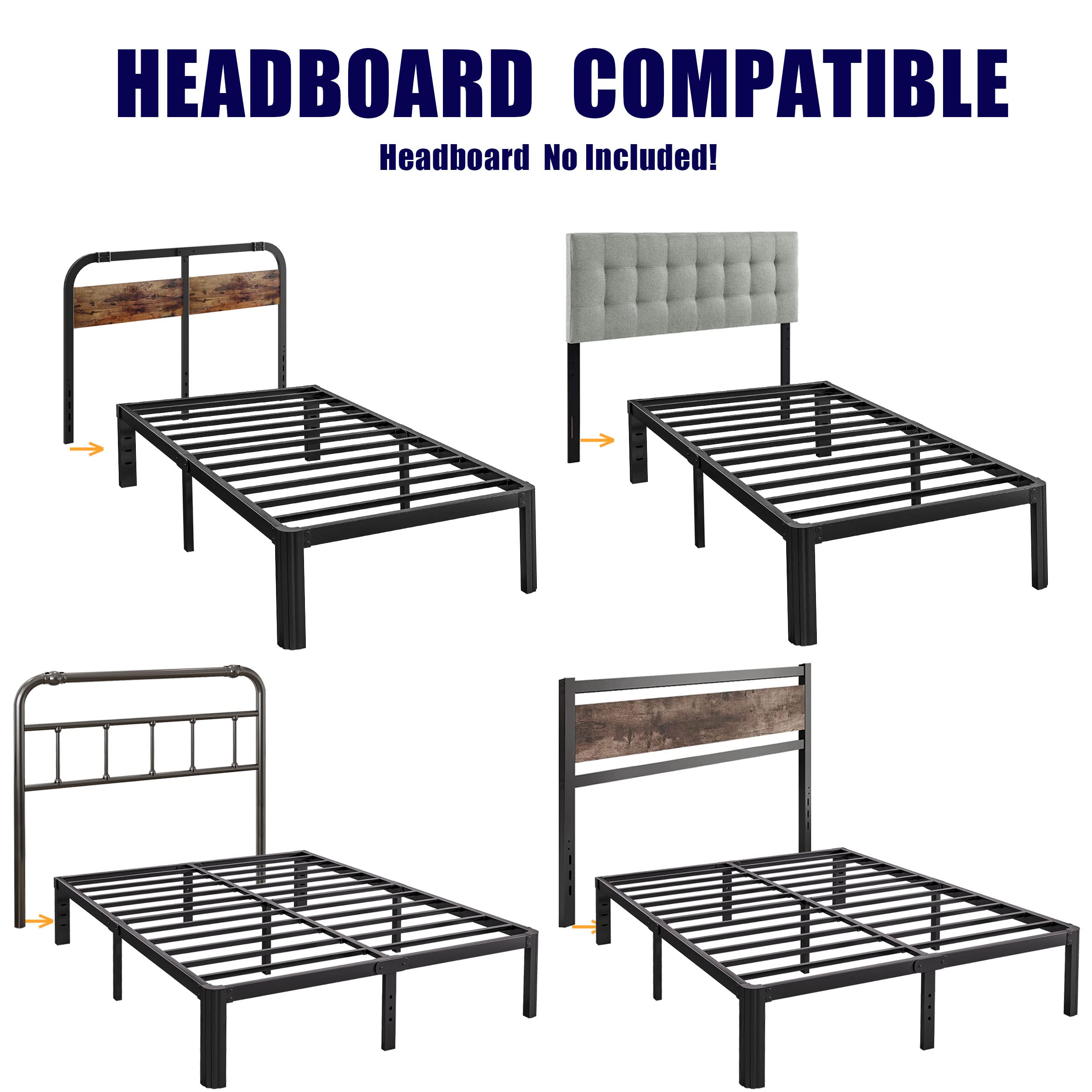 Hunlostten black powder-coated finish adds sleek style.