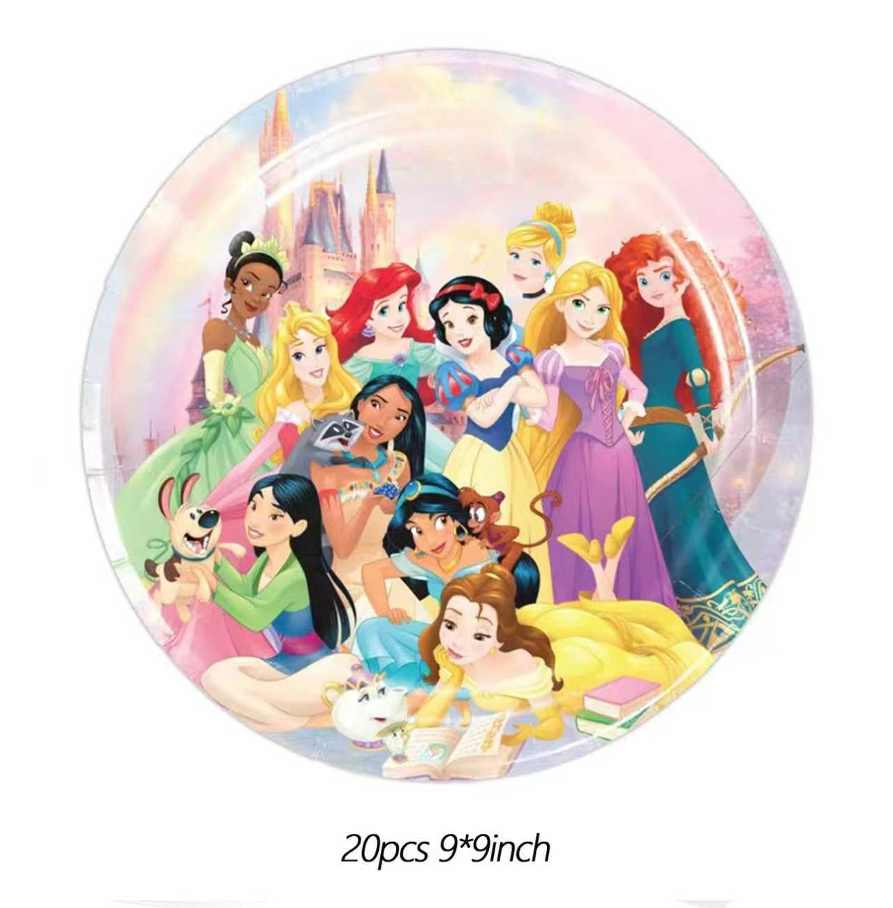 Hupalun Disney Princess tablecloth protects surfaces and ties the theme.