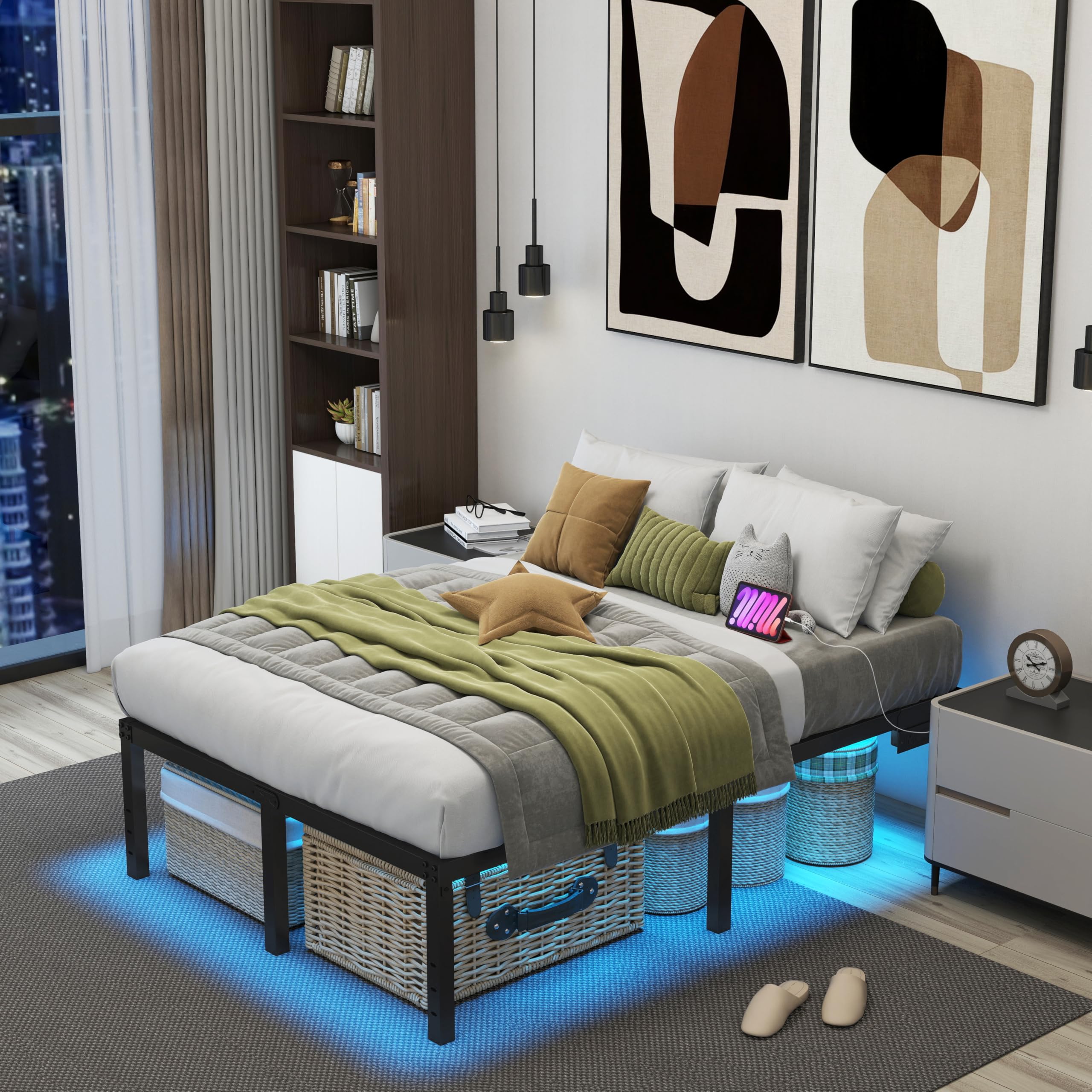HusDream night-time ambience with glow-ready frame supports relaxing rituals