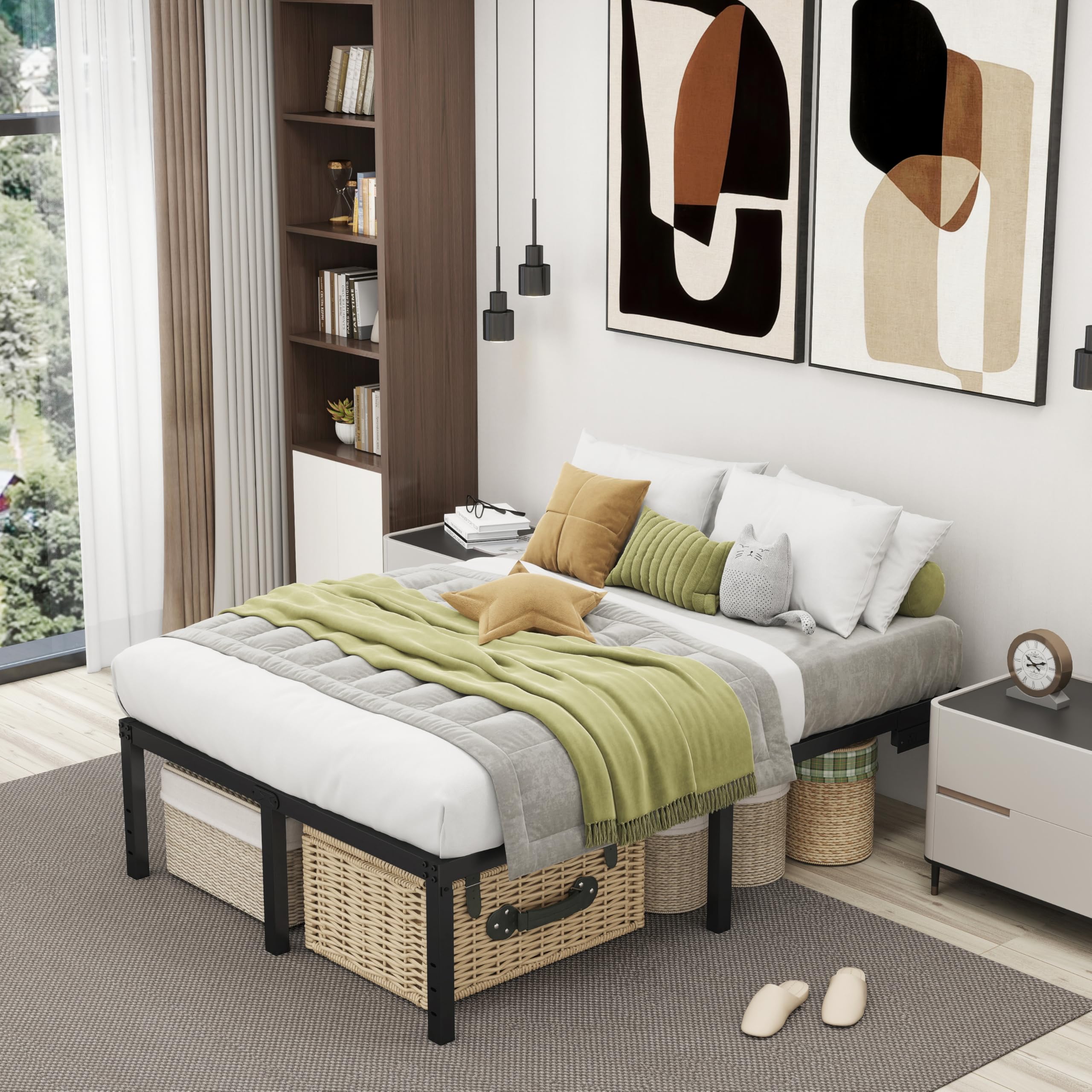 HusDream under-bed storage space helps keep essentials within reach
