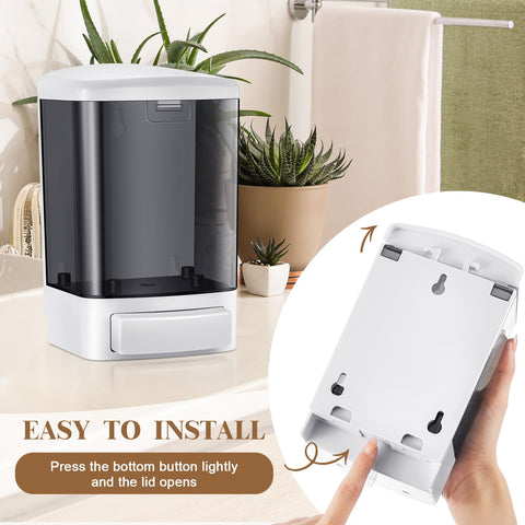 Hushee durable ABS plastic dispenser built to withstand humid bathrooms
