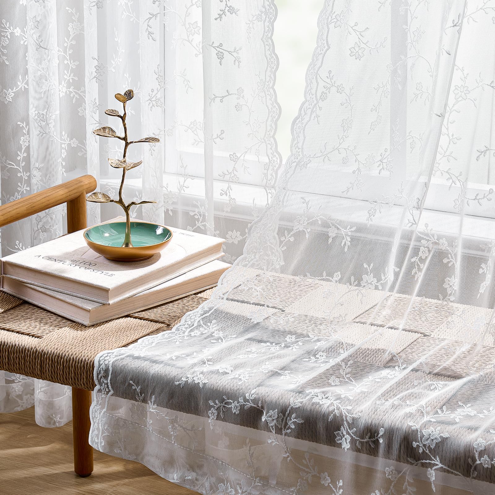 HushLoom living room setup shows how these curtains frame windows with graceful drape.