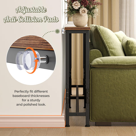 Huuger anti-collision pads protect floors across baseboards and uneven walls.