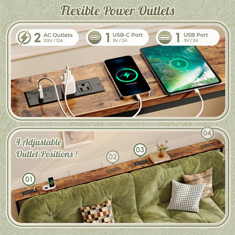 Huuger anti-tip kit keeps the table steady and safe.