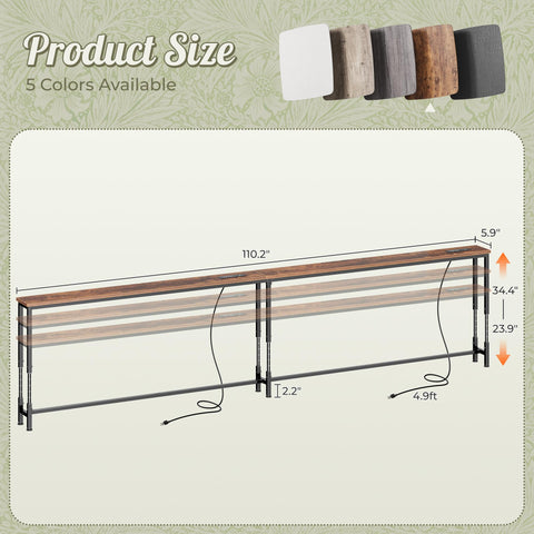 Huuger wood-grain finish complements modern or rustic interiors.
