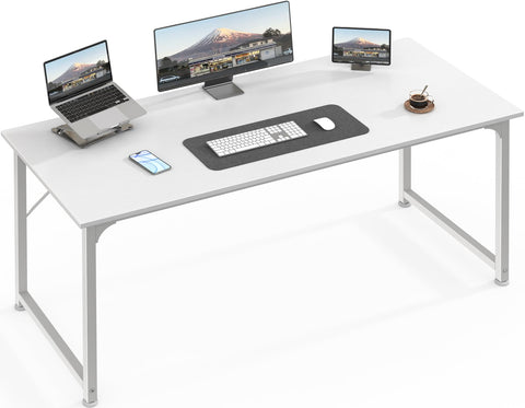 Huuger 55-inch desk with wide workspace for productive setup
