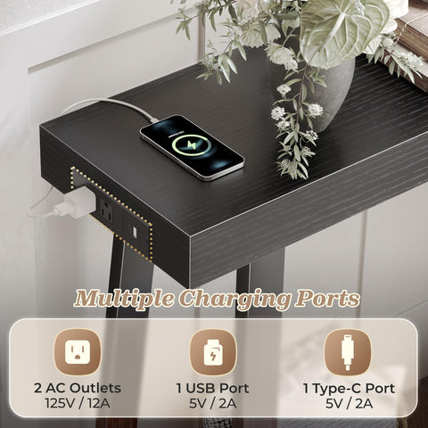Huuger black metal legs add sturdy support and modern style