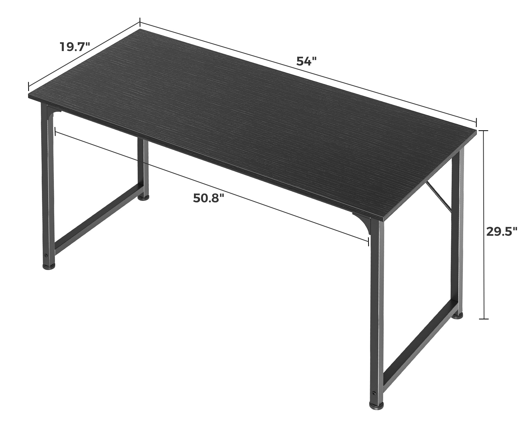Huuger desk with five color options to match decor.