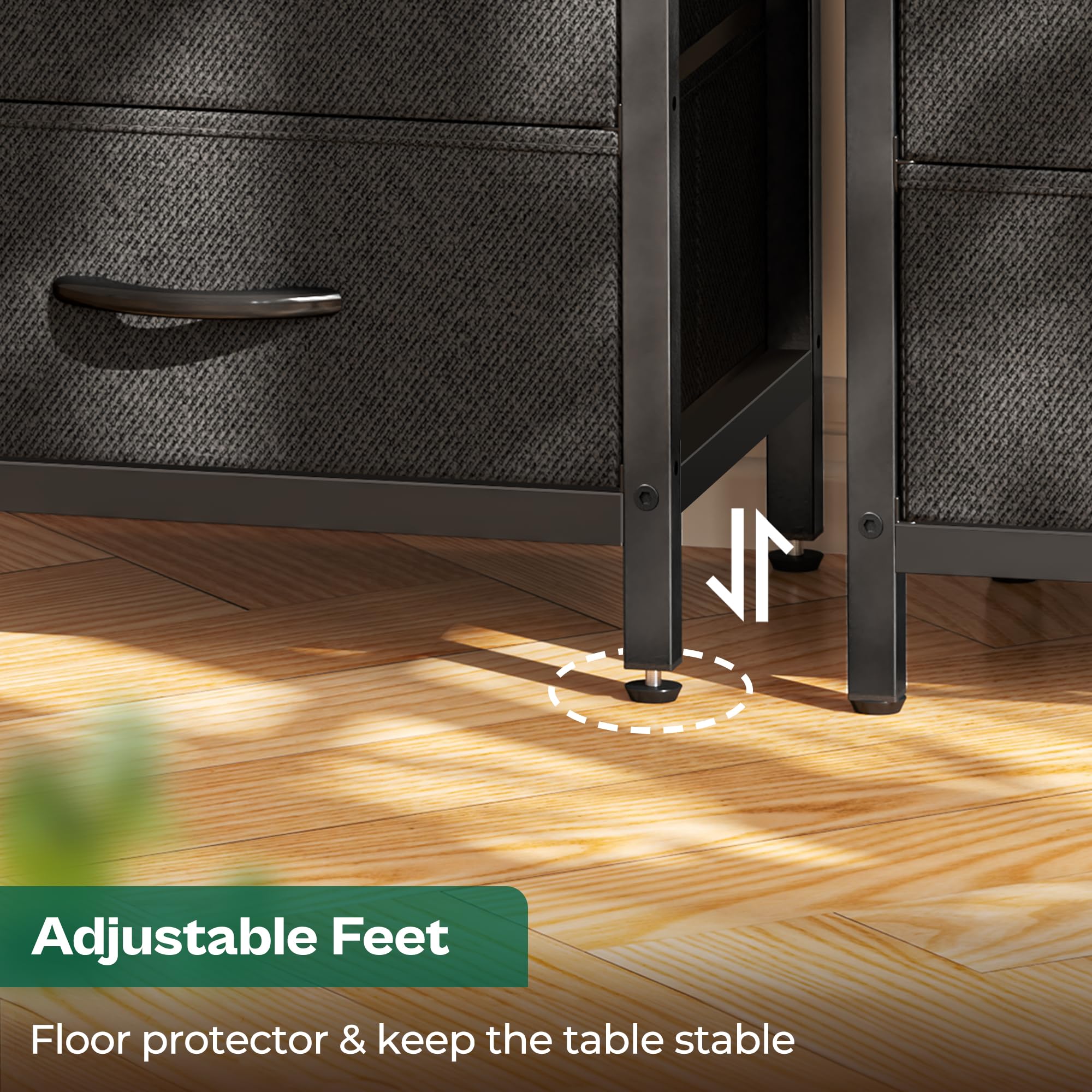 Huuger tall entryway dresser fits clutter-free storage