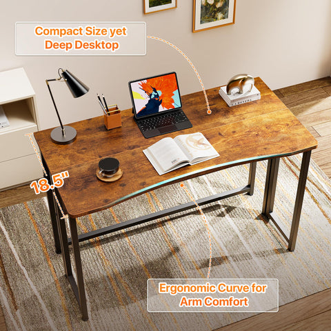 Huuger folding desk in multi-use setup as workspace and dining table