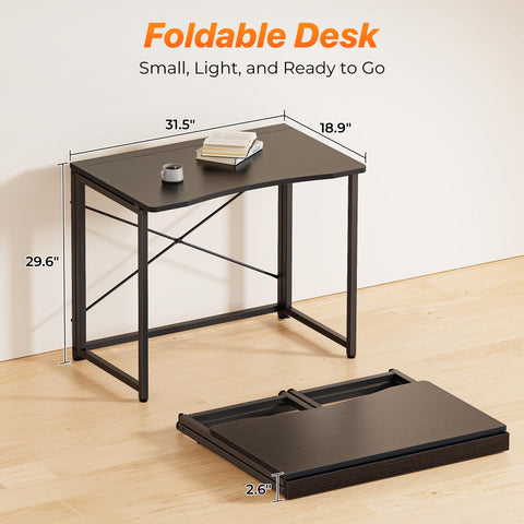 Huuger folding desk ready to use in under 20 minutes