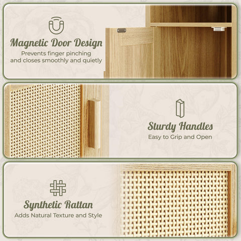 Huuger narrow night stand compact design for organized small spaces.
