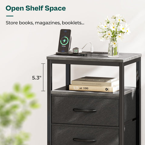 Huuger nightstand assembly guide helps you set up quickly