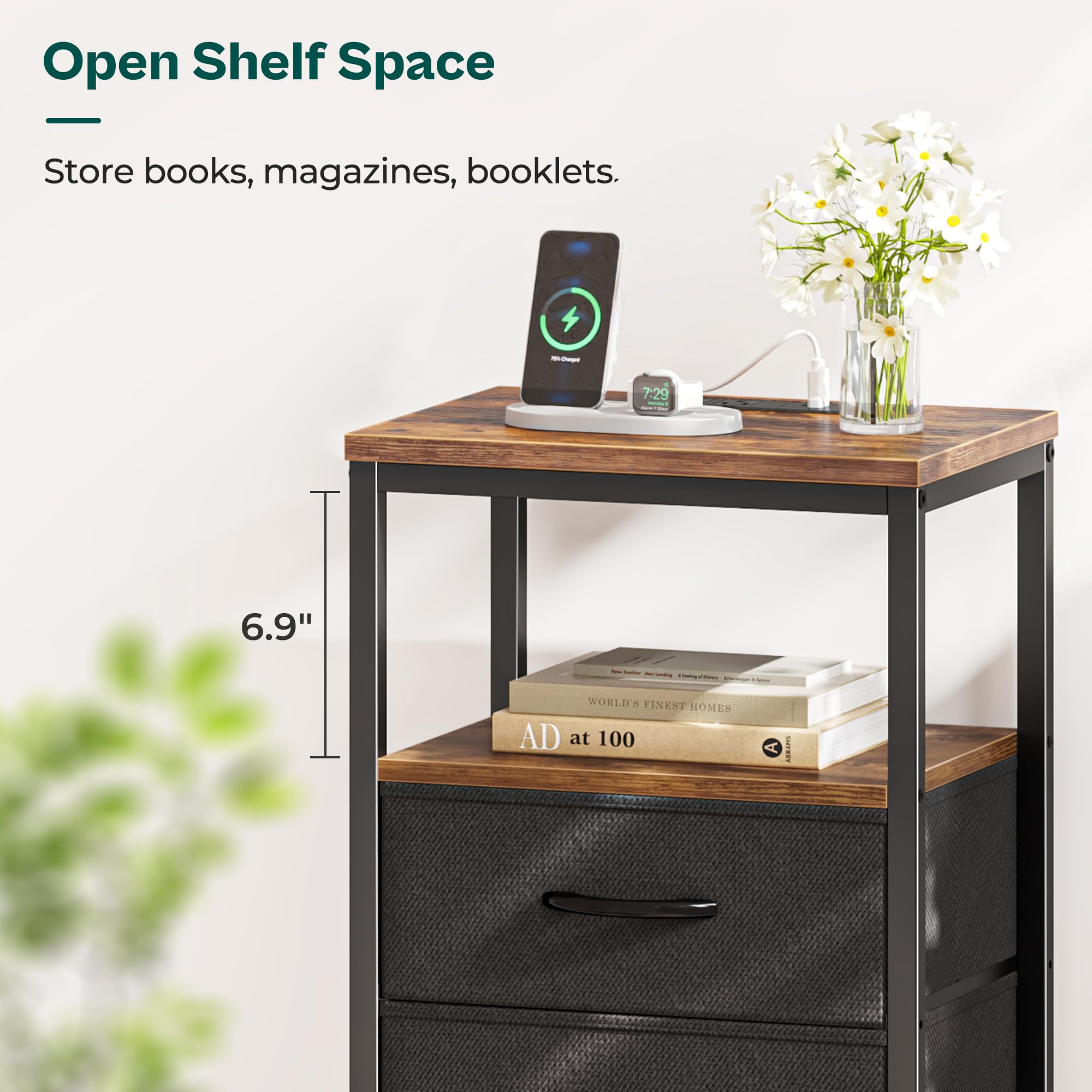 Huuger nightstand assembly instructions and included tools