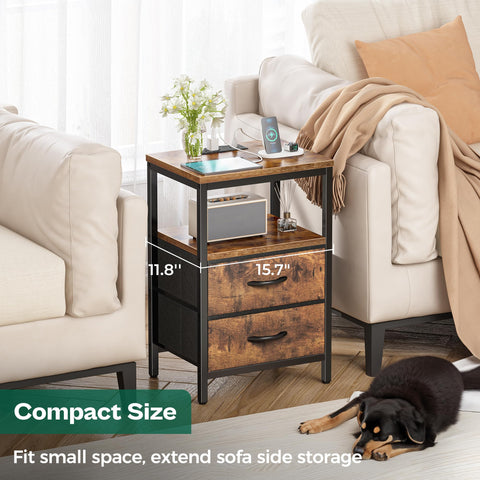 Huuger nightstand ships with tools for straightforward assembly.