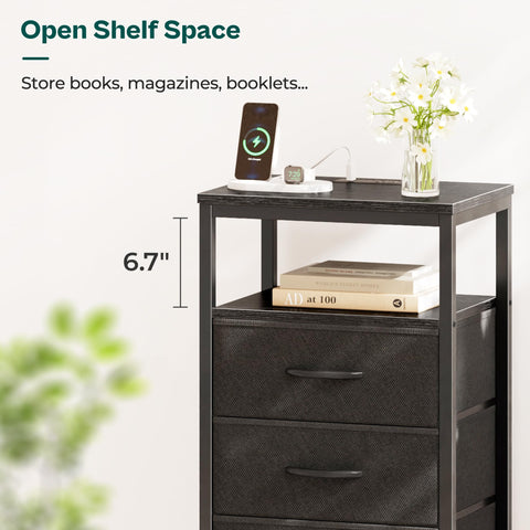 Huuger fabric drawers store toys books and clothes neatly