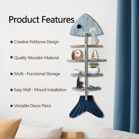 Huulmood fishbone design decor brings nautical charm to your wall.