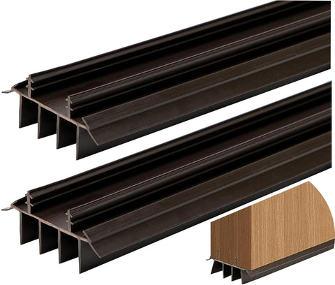 HUVOTOSI US 36-inch exterior door sweep with kerf fit seals drafts for exterior doors.