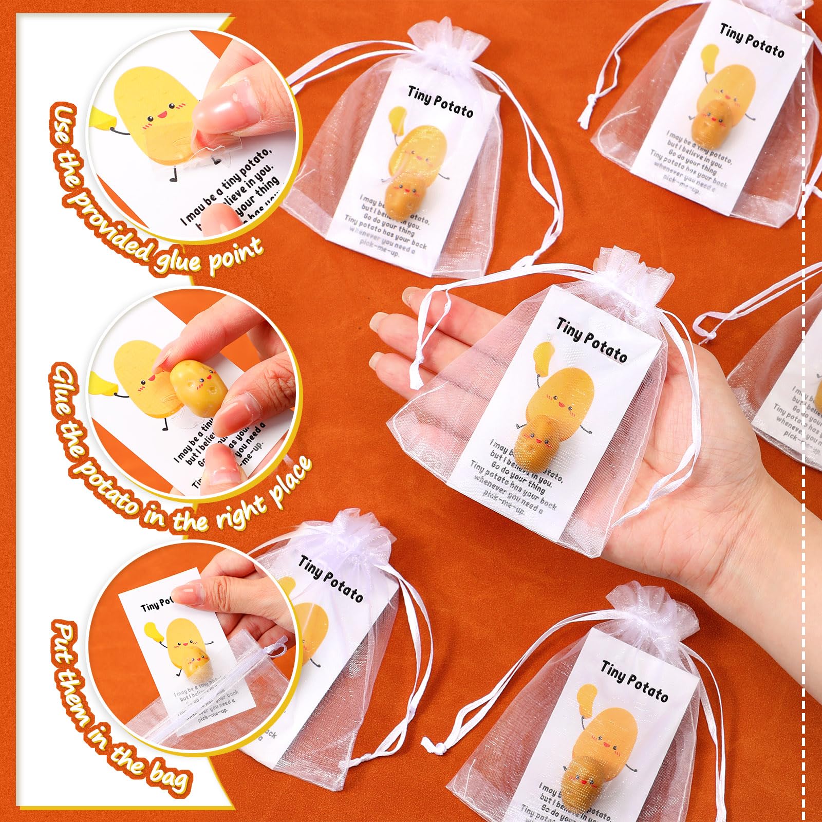 Huwena organza bags bundle for tidy, presentable bulk gifts