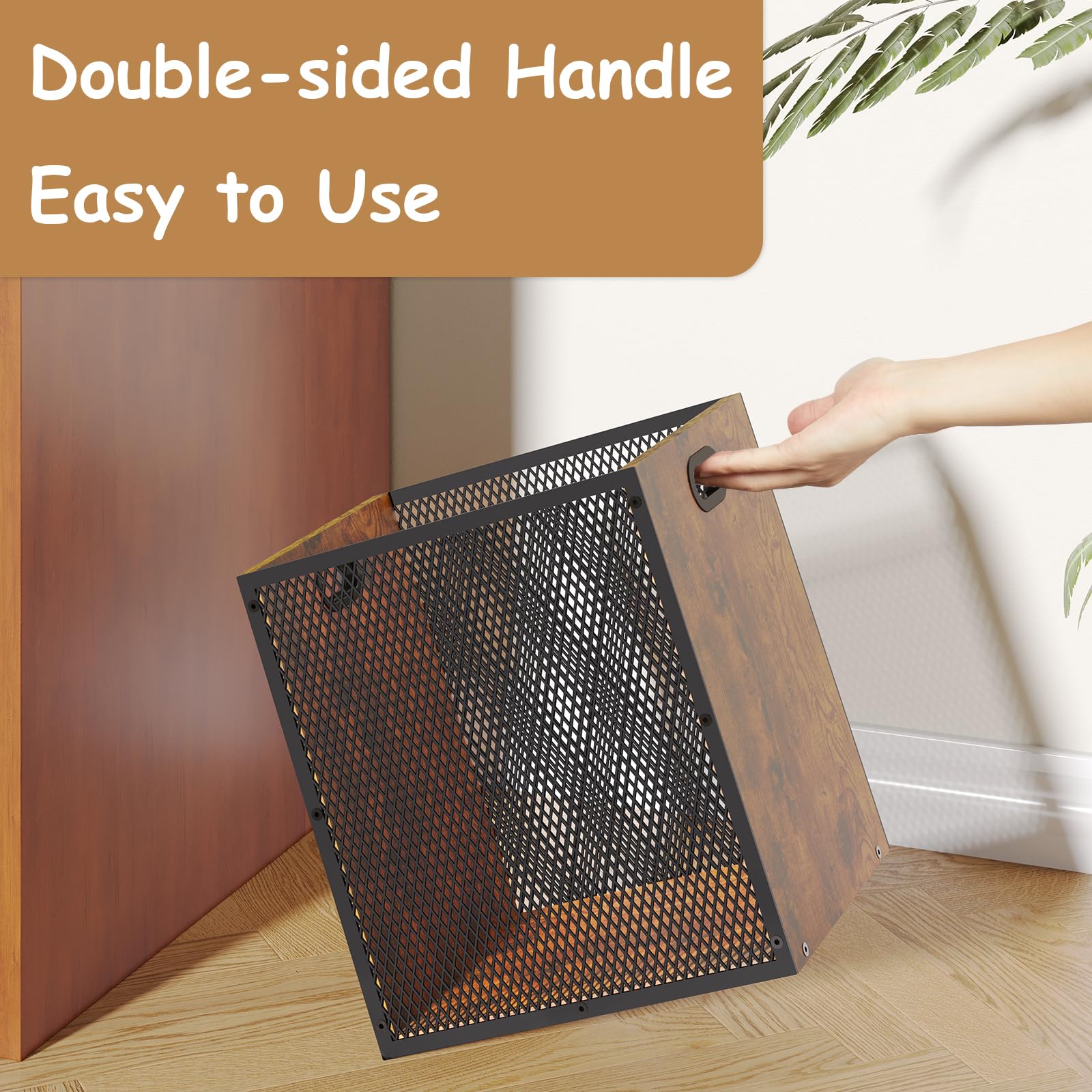 Huxitocan uses moisture-proof wood and a stain-resistant surface for durability.