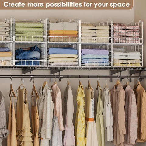 Huxitocan space-saving design fits small closets.