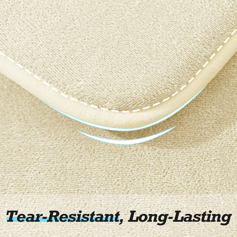 HUXMEYSON absorbent microfiber surface dries quickly after showers