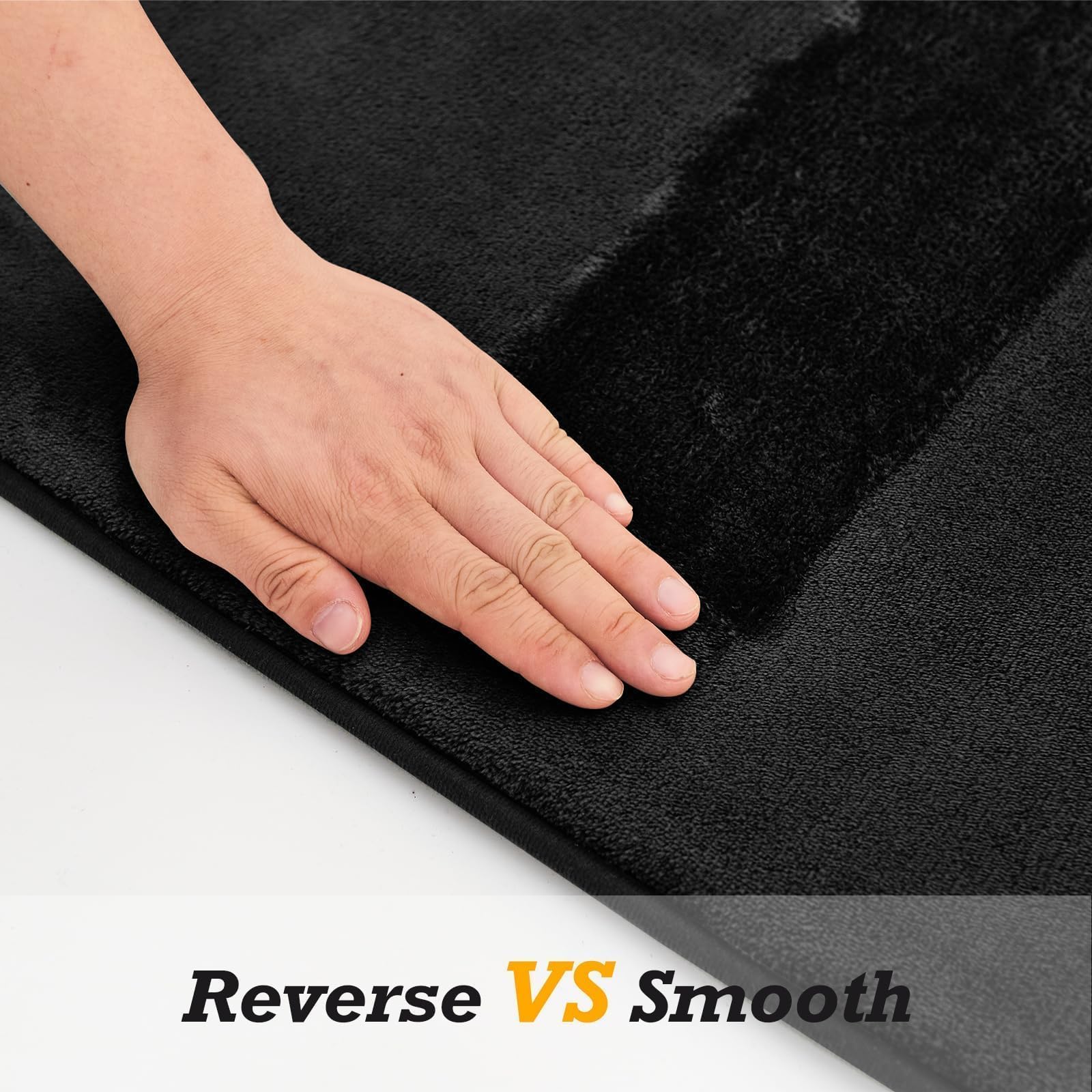 HUXMEYSON versatile bath mat for bathroom, kitchen, or entryways