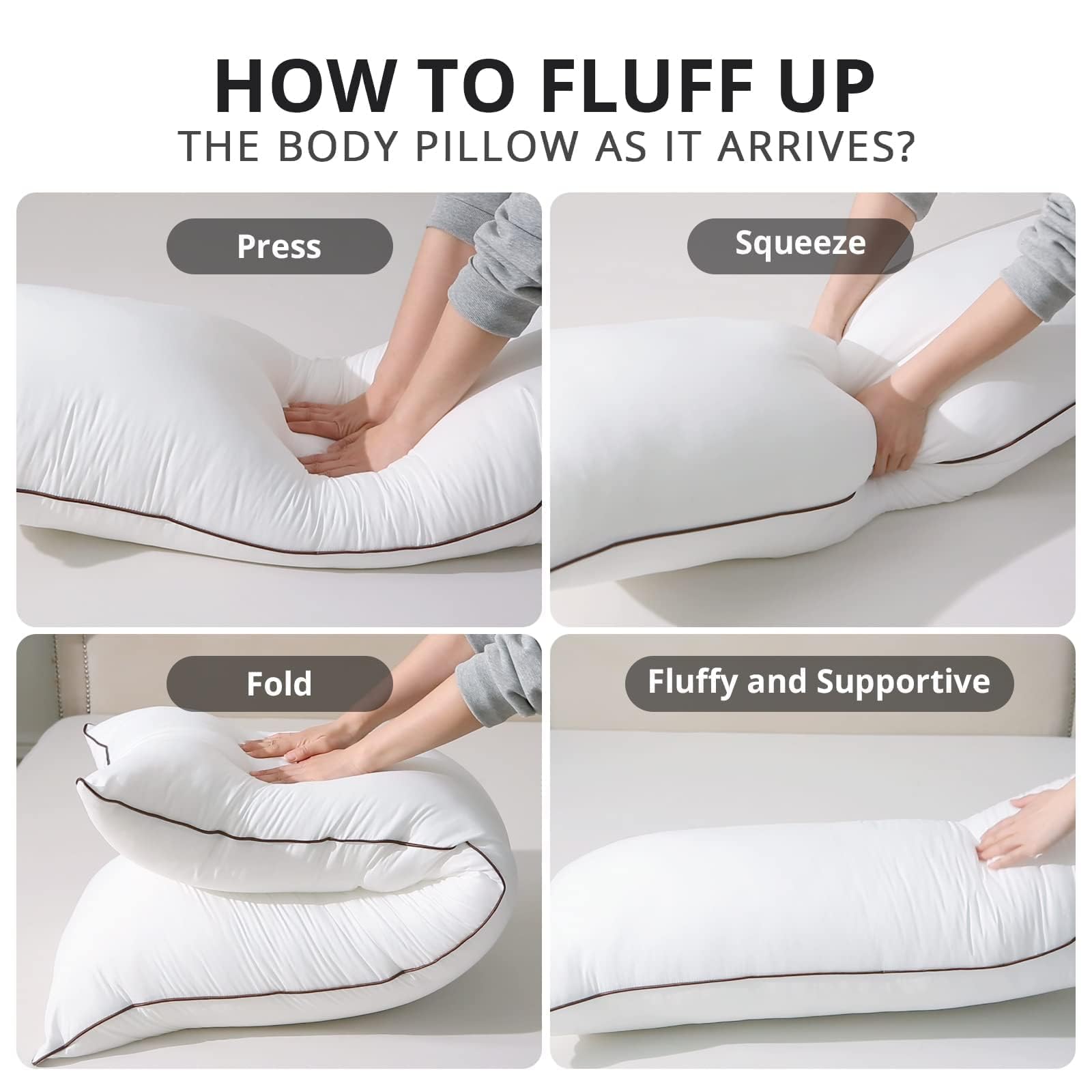Machine-washable pillowcase makes care quick and simple