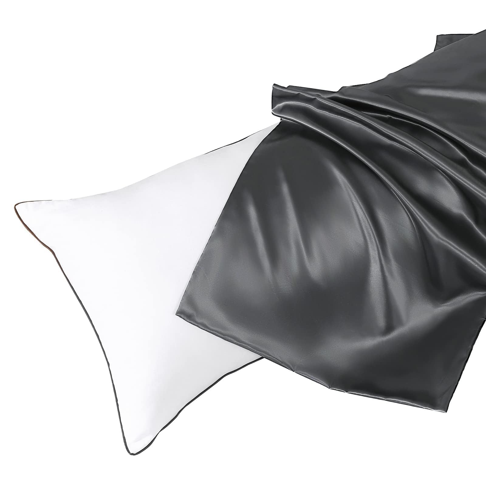 Envelope-closure design keeps the pillow securely in place