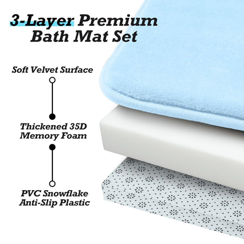 HUXMEYSON large 20x32 inch rug provides ample comfort.