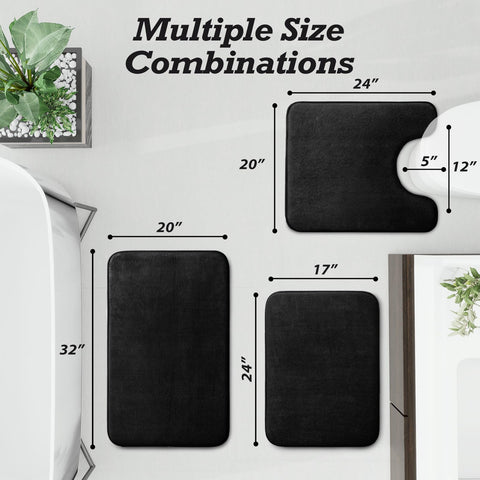 HUXMEYSON memory foam mat cushions feet with CertiPUR-US softness